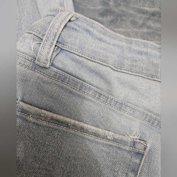 Royalty For Me Light Cropped Raw Hem Jeans! - Picture 2 of 8